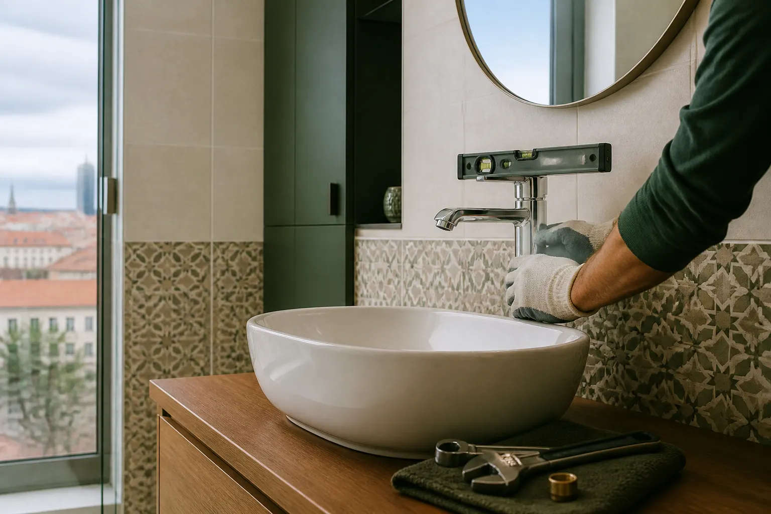 Seyitgazi Banyo ve Tuvalet Tadilatı hizmeti için profesyonel sıhhi tesisat uygulaması