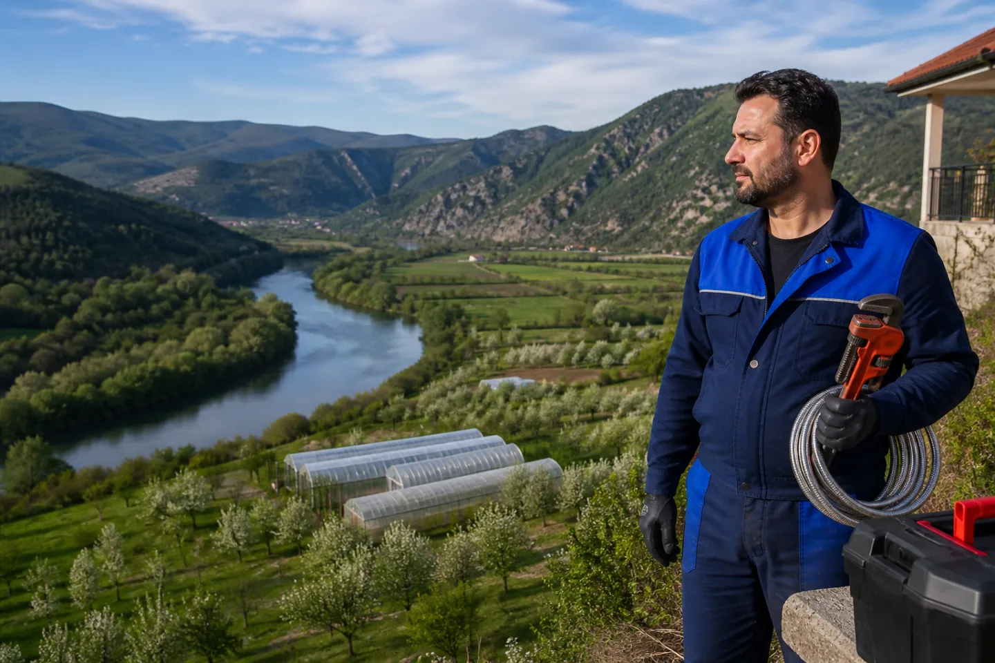 Mihalgazi sıhhi tesisatçı ve ilçe görünümü