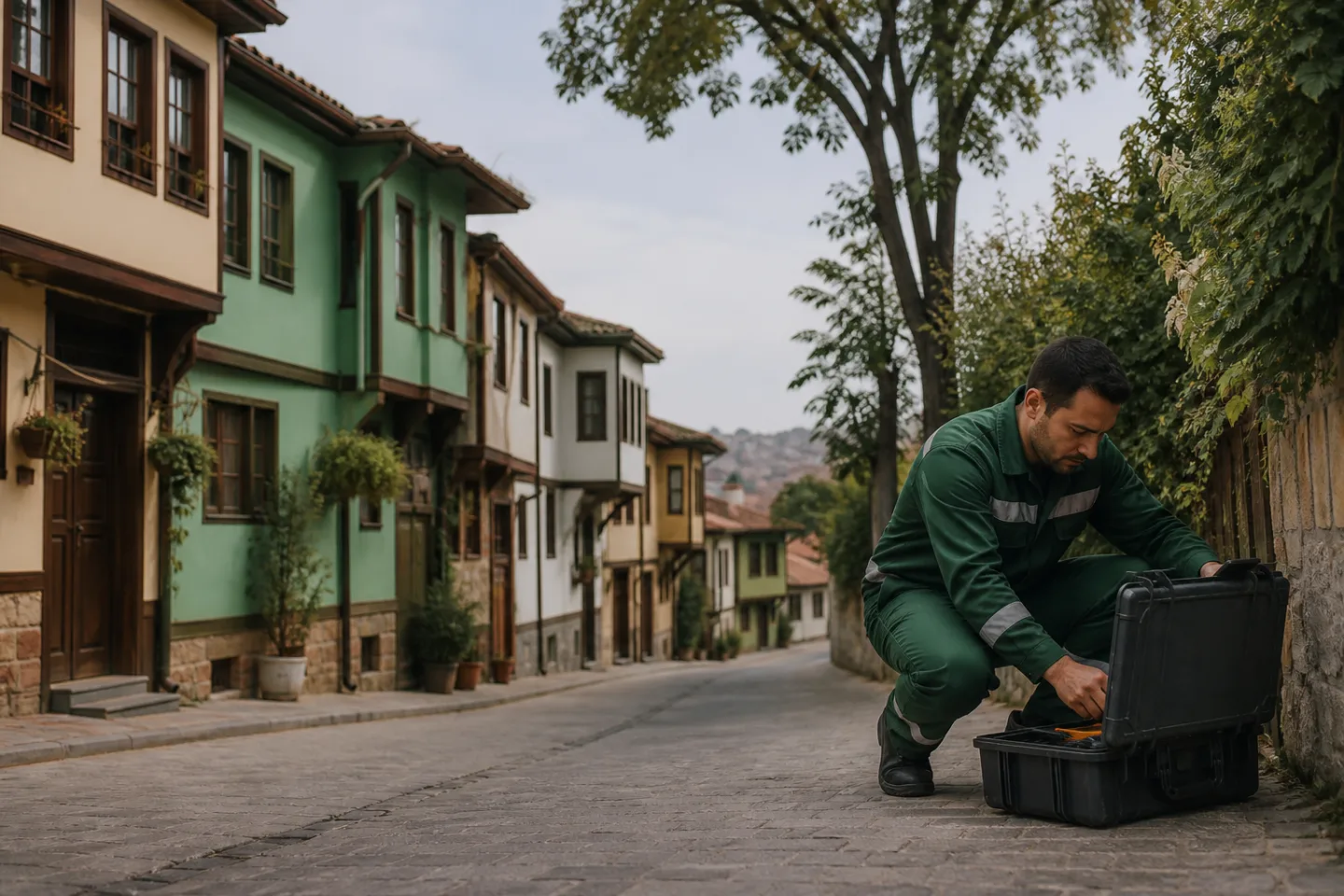 Odunpazarı sıhhi tesisatçı ve ilçe görünümü