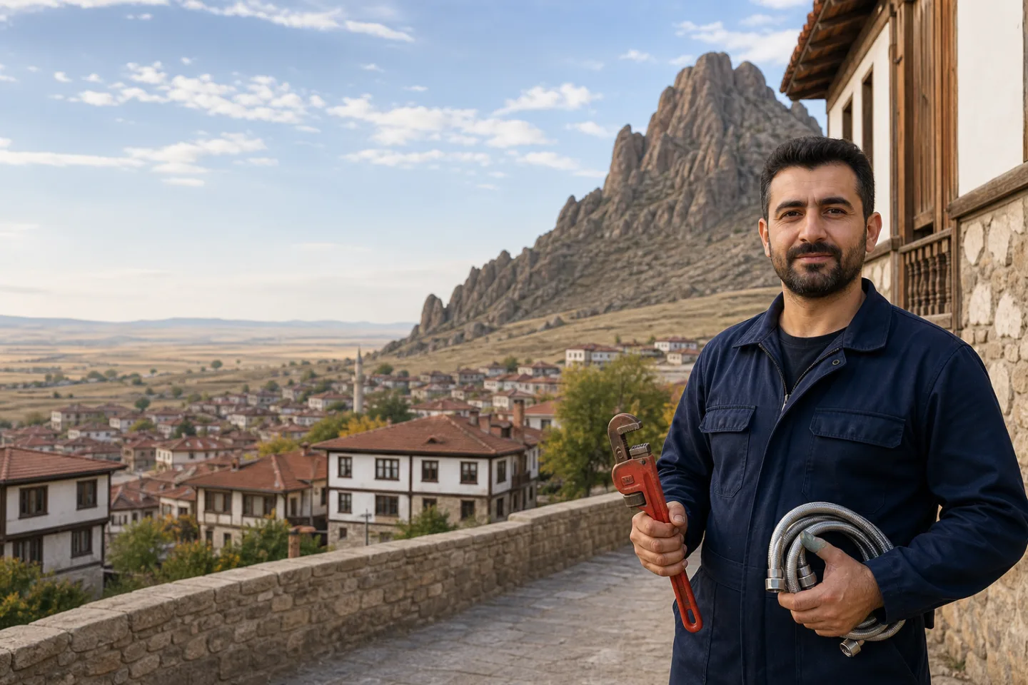 Sivrihisar sıhhi tesisatçı ve ilçe görünümü